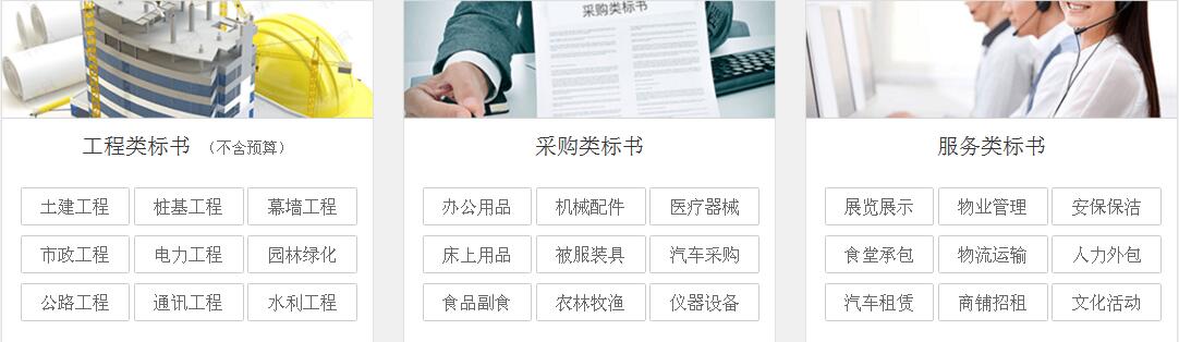天津代寫標(biāo)書(shū)服務(wù)范圍